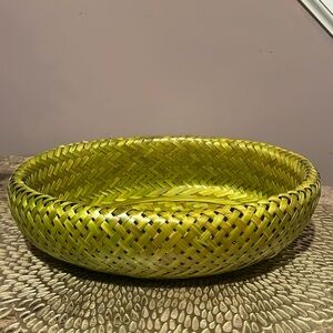 Bambu Woven Oval Wicker/Rattan Bowl